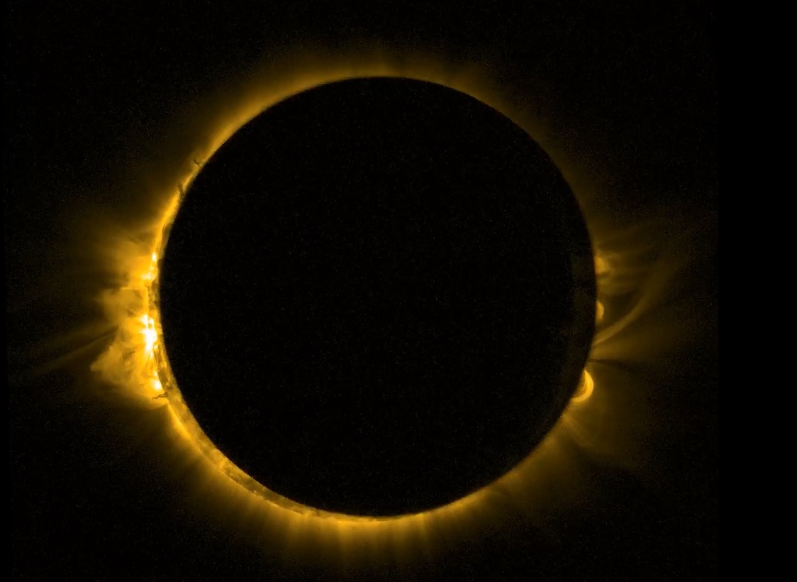 Image captured of a partial solar eclipse March 20, 2015