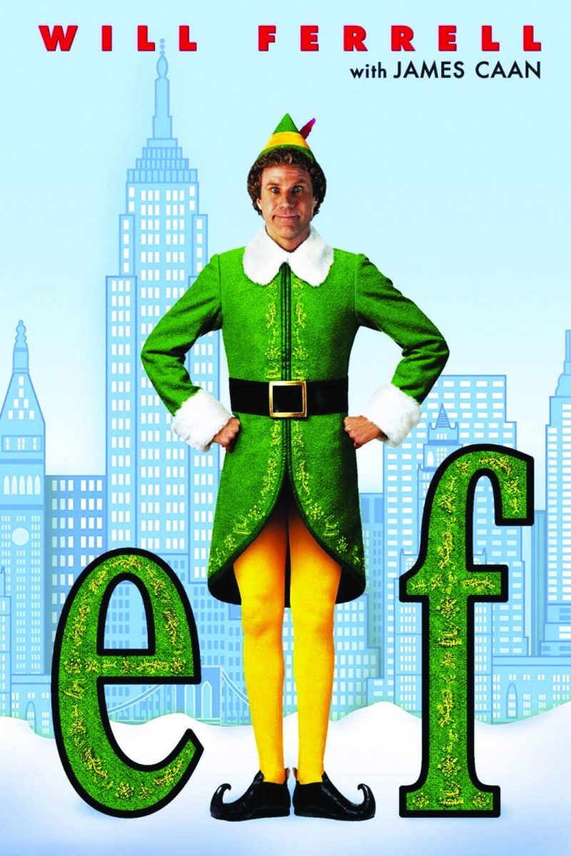 Elf%2C+released+in+2003%2C+starring+Will+Ferrell+as+Buddy+the+Elf.
