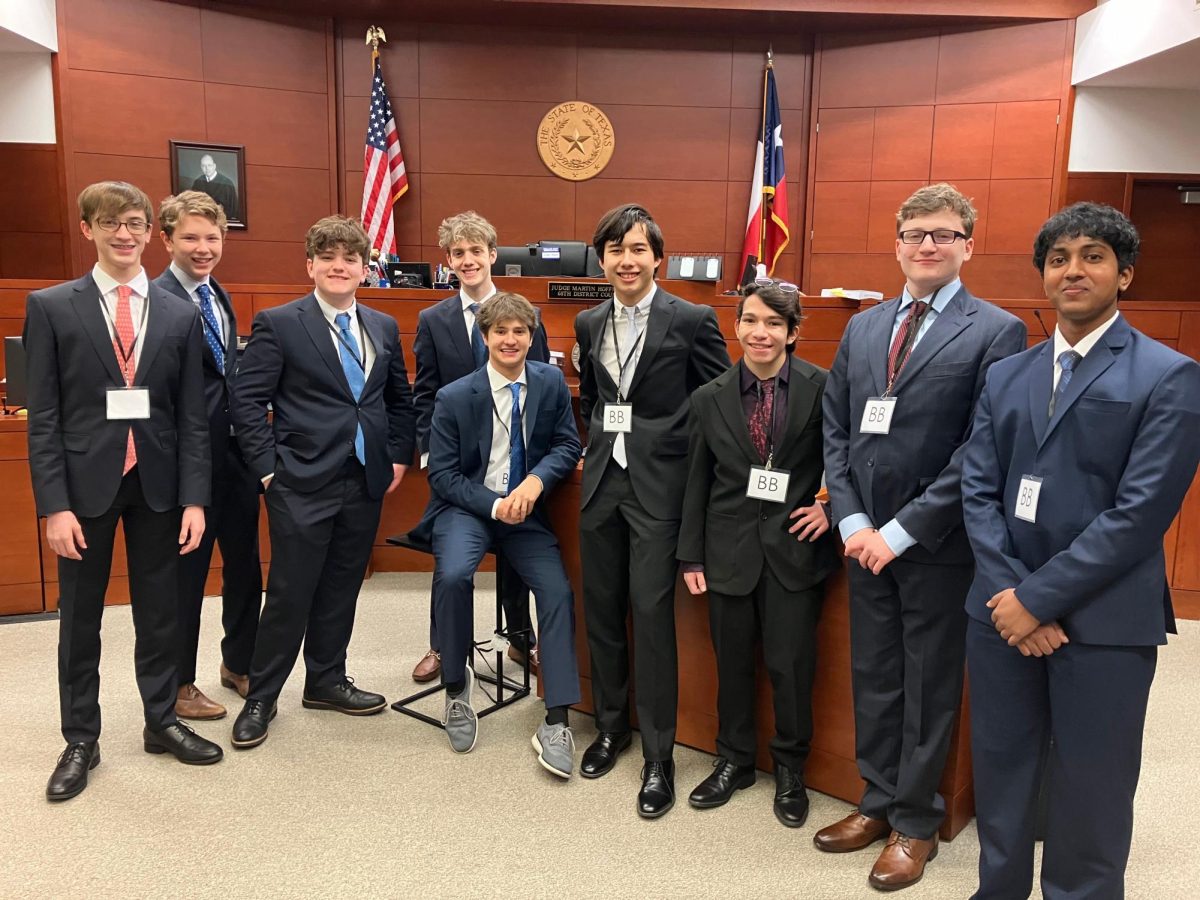 The mock trial club at their most recent competition.