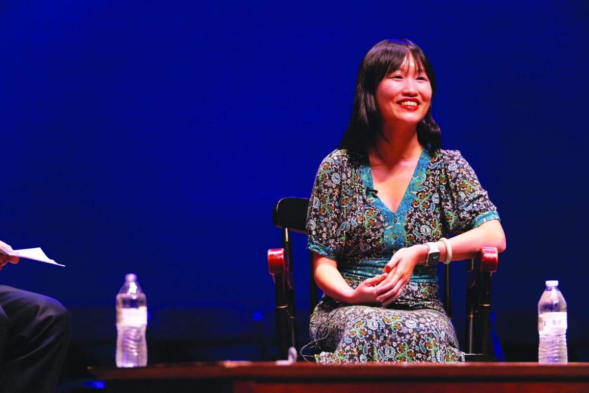 At this year’s Literary Festival, Kuang, along with several other distinguished guest writers, participated in a panel discussion for Upper School students.