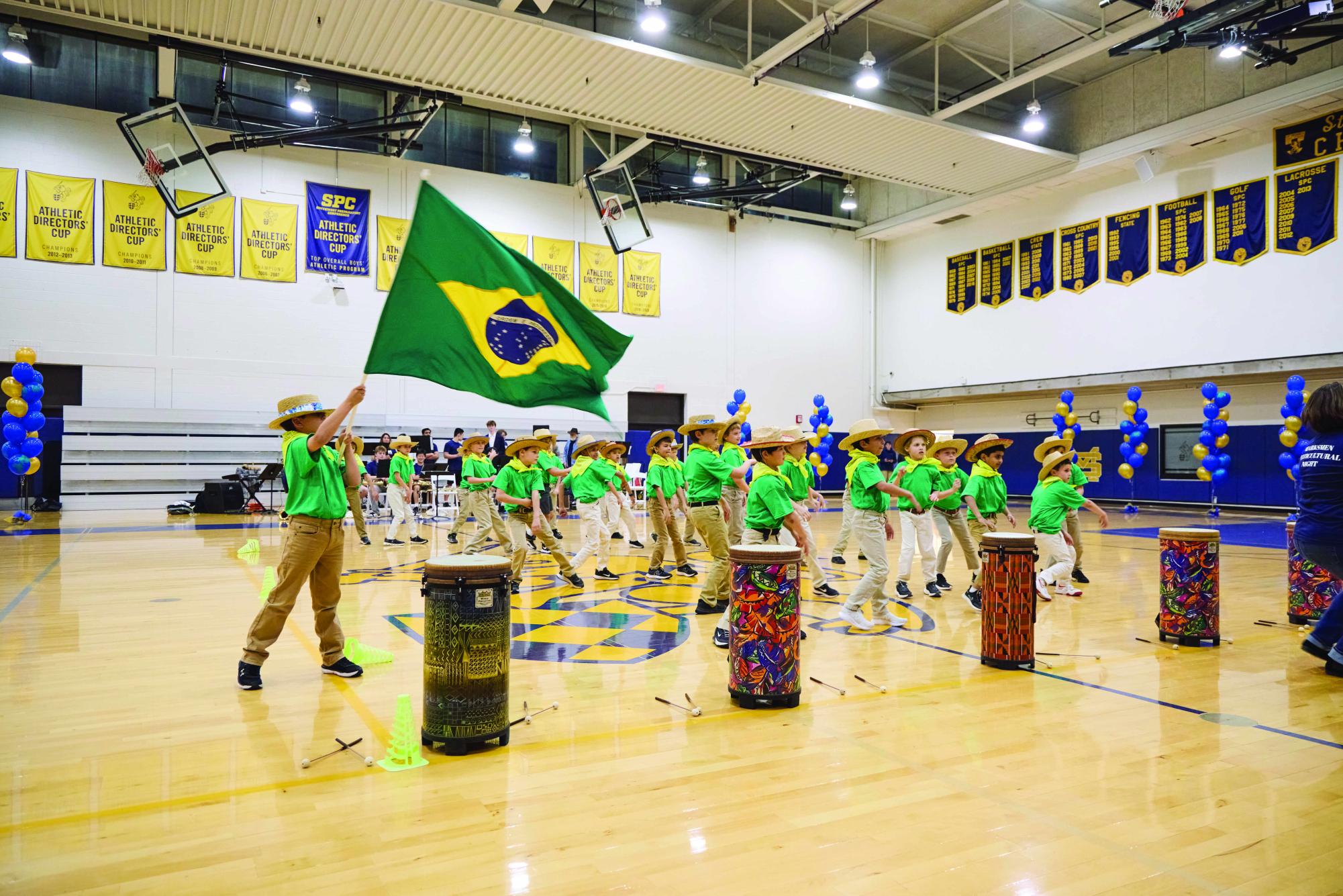 Students perform during Marksmen Multicultural Night.