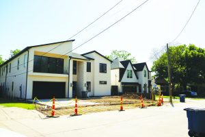 Pictures of gentrified streets in the neighboring communities around Dallas. 
