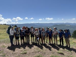 A group of Marksmen pose on their Pecos trip