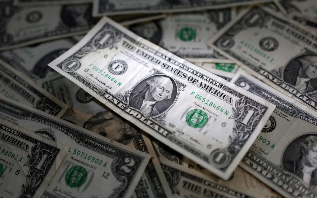 U.S. dollar banknotes are seen in this illustration taken March 10, 2023. 