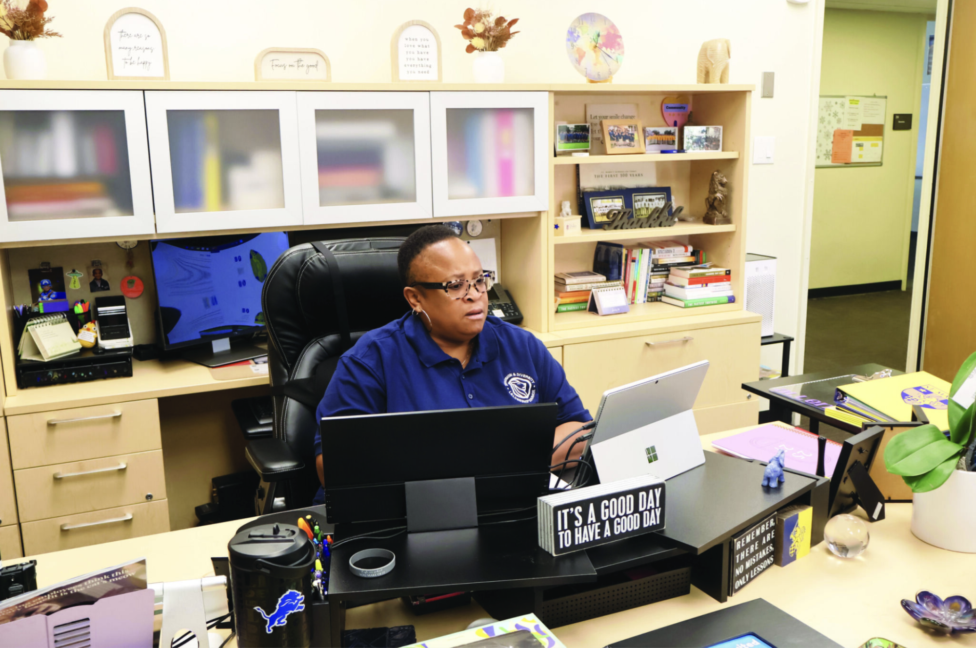 Director of Inclusion and Diversity Lorre Allen will receive her doctorate this May.