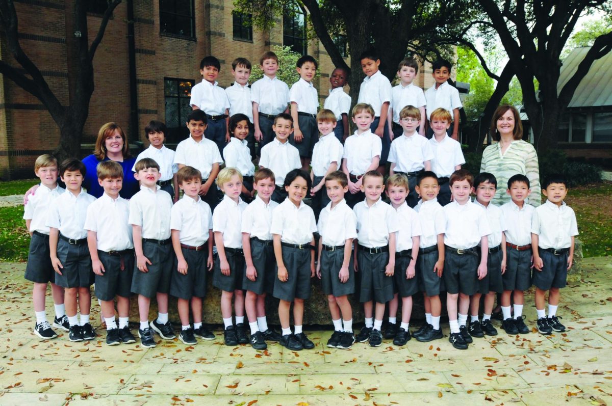 Twelve years ago, the first grade class took their first picture together.