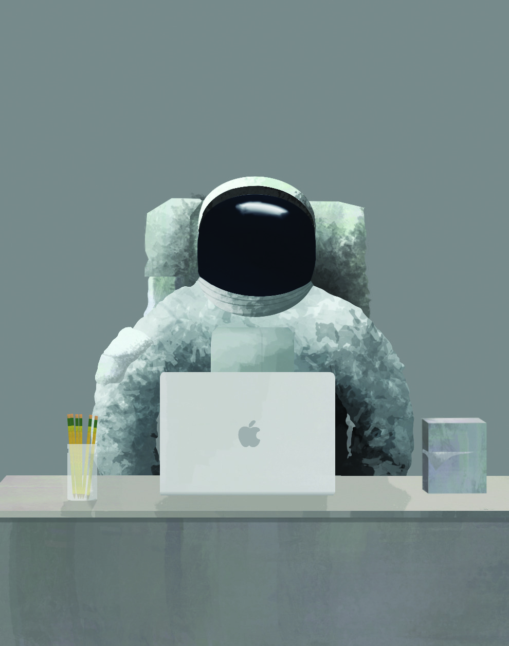 An abandoned childhood dream lands what could have been an astronaut at an ordinary desk job.