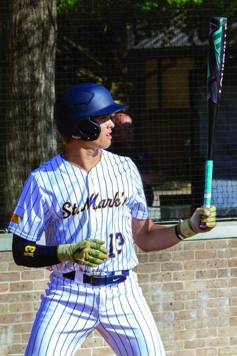 Hudson Da Rosa prepares for a pitch. After tearing his labrum last summer, the senior captain delay surgery to play for the Lions this year.